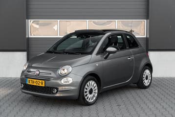 Fiat 500C 1.0 Hybrid Lounge | 2021 | 44.971 km, Stof, Gebruikt, Handgeschakeld, Grijs