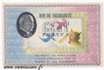 1941 1942 France Frankreich biljet Von Solidaritaet 100 F..., Verzenden