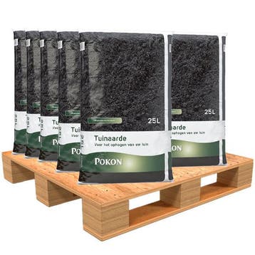 Tuinaarde pallet | Pokon | 750 liter, Verzenden