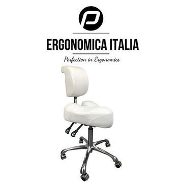 Tabouret Ergonomica Italia Wit – Ergonomische Zadelkruk m., Witgoed en Apparatuur, Persoonlijke-verzorgingsapparatuur, Verzenden