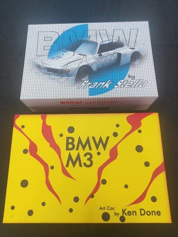 Fly Car Model 1:43 - Modelauto (2) - BMW M3 Art Car by Ken, Nieuw