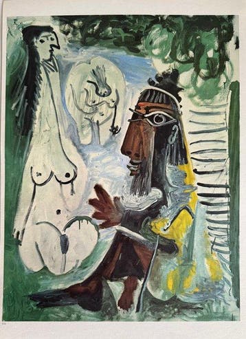 Pablo Picasso (1881-1973) - Les Dejeuners, 1961