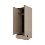 Kledingkast Crotone - Taupe - 2-Deurs met Lade, Verzenden, Nieuw