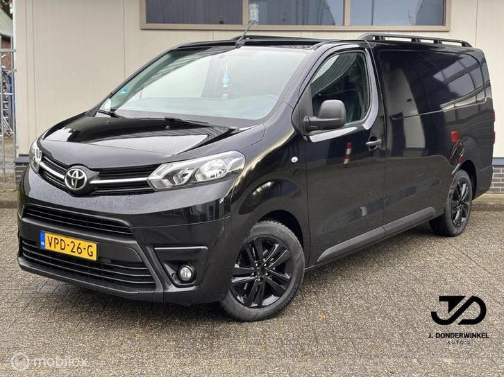 Zakelijke lease - Toyota ProAce Worker 2.0 L3 BlackLine 1e, Auto's, Bestelauto's, Handgeschakeld, Financial lease, Toyota, ABS