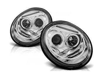 Angel Eyes koplamp units Chrome geschikt voor VW New Beetle, Verzenden, Nieuw, Volkswagen