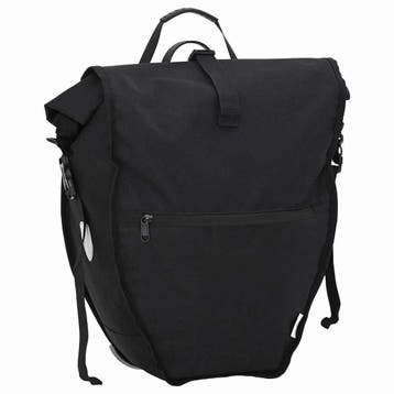 vidaXL Fietstas Zwart 32,5 x 17 x 57 cm Polyester, Verzenden, Nieuw