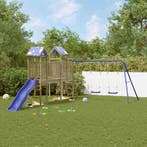 vidaXL Speelhuis geïmpregneerd grenenhout, Kinderen en Baby's, Speelgoed | Buiten | Speeltoestellen, Verzenden, Nieuw