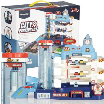 Garage Speelgoed | Inclusief 6 Auto’s | 32 cm | Multicolor, Ophalen of Verzenden, Nieuw