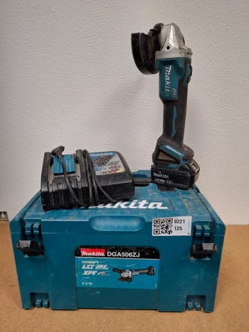 Accu haakse slijper Makita, DGA504  , bouwjaar 2020, Nieuw