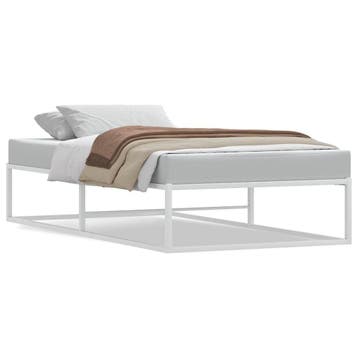 Bedframe Wit 90x200 | 34% Korting | Nieuwstaat, Huis en Inrichting, Slaapkamer | Bedden, 90 cm, Eenpersoons, Wit, Ophalen of Verzenden