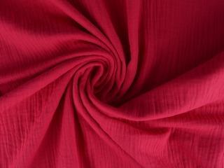Mousseline stof – Fuchsia, 120 cm of meer, Ophalen of Verzenden, Katoen, Roze