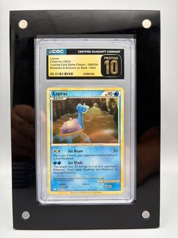 Pokémon Graded card - Blastoise & Suicune ex Deck, Lapras -, Nieuw