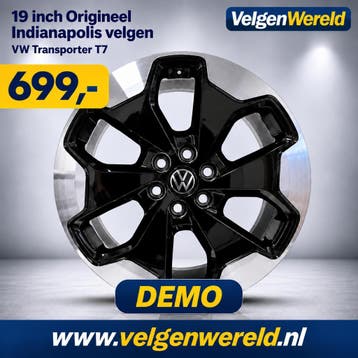 19 inch originele VW Indianapolis velgen | Transporter T7, Ophalen of Verzenden, Nieuw, 19 inch, Velg(en)