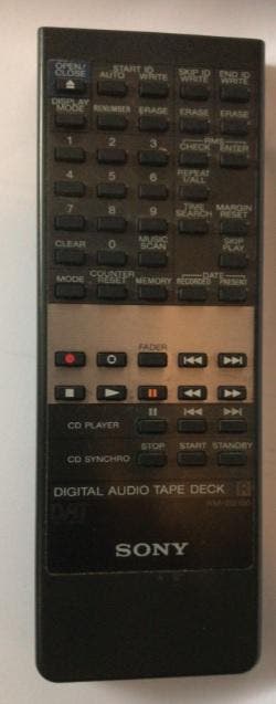 Afstandsbediening Sony rm-d2100 dat, Ophalen of Verzenden, Nieuw, Origineel