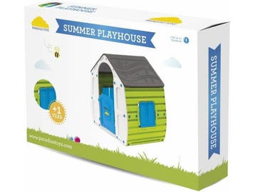 Paradiso Toys T02527 - Speelhuis - Groen Grijs, Kinderen en Baby's, Speelgoed | Overig, Verzenden, Nieuw