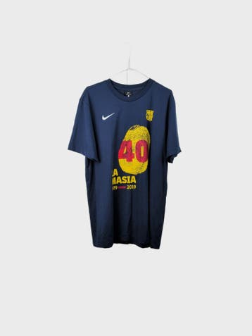 Nike T-Shirt Heren maat L Marineblauw Vintage, Ophalen of Verzenden, Nieuw