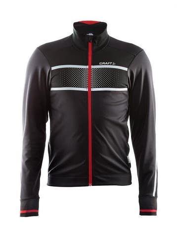 Craft Glow fietsjack - Maat M - zwart/rood heren, Verzenden, Nieuw