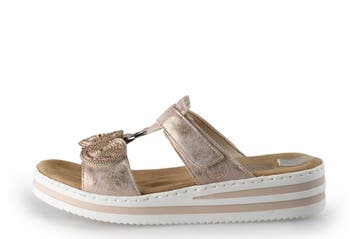 Rieker Slippers in maat 41 Roze, Slippers, Overige kleuren, Verzenden, Zo goed als nieuw