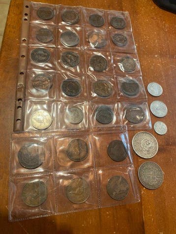 Wereld. Collection of coins incl. silver (Zonder