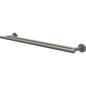 IVY Wandhanddoekrek - 60 cm - Dubbel - Geborsteld Metal, Ophalen of Verzenden, Nieuw
