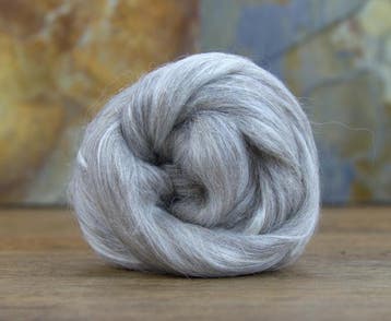 Grijze alpaca tussah zijde blend, Ophalen of Verzenden, Nieuw, Spinwol