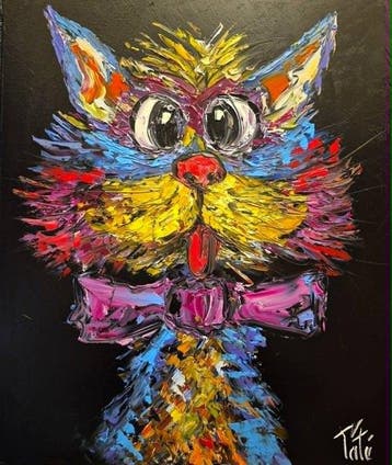 Laurent Pate - Moustache ( chat chien ), Antiek en Kunst