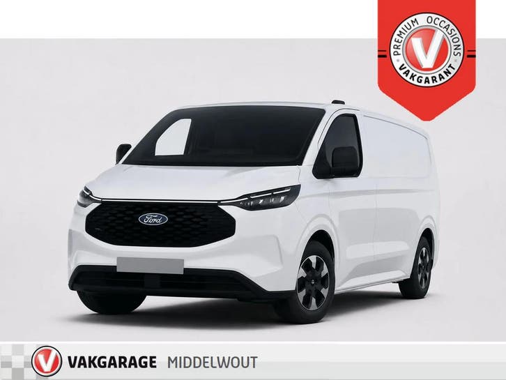 Ford E-Transit Custom | Zakelijke Lease v.a. €668.39 pm, Auto's, Bestelauto's, Lease, Automaat, Financial lease, Elektrisch, Wit