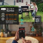 ToGrill 6 Kanaals BBQ Thermometer op WiFi/Bluetooth 2 probes, Ophalen of Verzenden, Nieuw, ToGrill