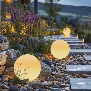 Sfeervolle Bolvormige Tuinlamp - Solar LED Buitenverlichting, Verzenden, Nieuw