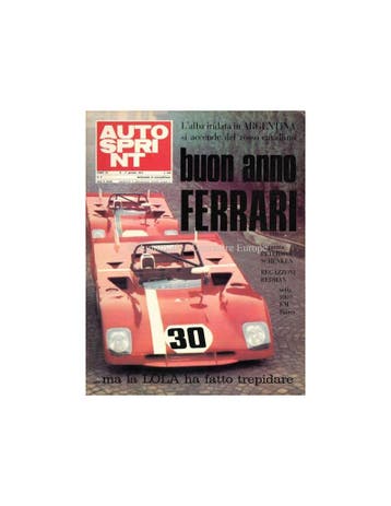 1972 AUTOSPRINT MAGAZINE 2 ITALIAANS, Nieuw, Author