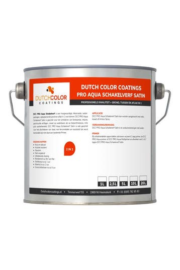 DCC PRO Aqua Schakelverf Satin RAL 7016 | Antracietgrijs 1L, Verzenden, Nieuw, Verf, Grijs