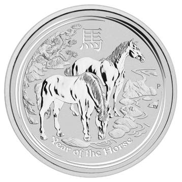 1 kilo zilveren Lunar munt Year of the Horse 2014, Verzenden