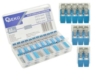 Elektrische Draadverbinder 0,2-4 Mm Set - Snelkoppeling Elek, Ophalen of Verzenden