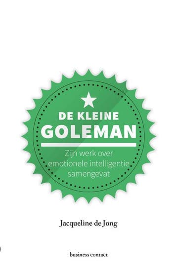 De kleine Goleman / Kleine boekjes - grote inzichten / 1, Verzenden, Zo goed als nieuw, Jacqueline de Jong