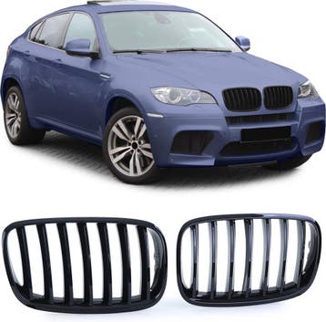 Grillen set | Nieren | geschikt voor BMW X5-X6 | E70-E71 | 2, Verzenden, Nieuw, BMW