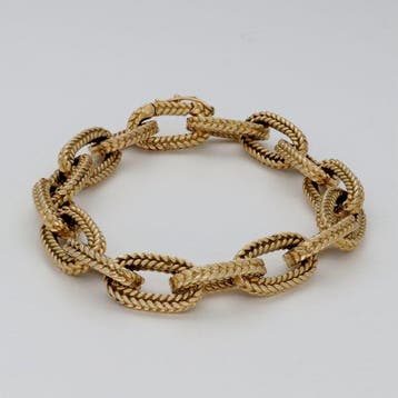 Armband - 18 karaat Geel goud, Sieraden, Tassen en Uiterlijk, Armbanden, Nieuw