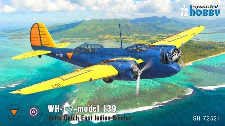 SPECIAL HOBBY SH72521 WH-1 / MODEL 139 “EARLY DUTCH EAST..., Hobby en Vrije tijd, Modelbouw | Vliegtuigen en Helikopters