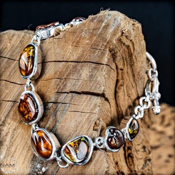 Elegant Pietersiet armband – Natuurlijke edelstenen in