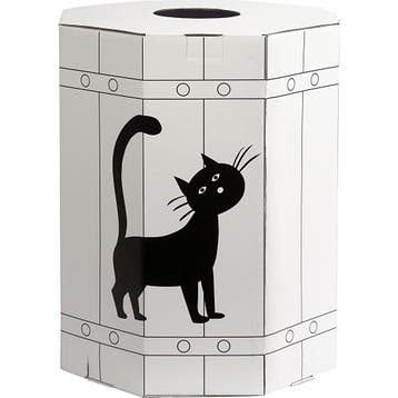 Ton, H: 39 cm, zwart, 1 stuk, Nieuw