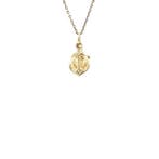 Gouden hanger geloof, hoop en liefde 14 karaat, Verzenden, Zo goed als nieuw, Goud