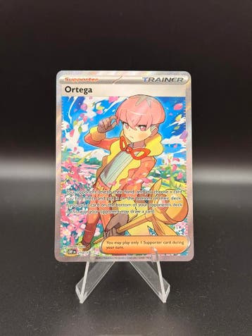 Pokemon Scarlet & Violet Flames Ortega #219/197, Verzenden, Gebruikt, Losse kaart