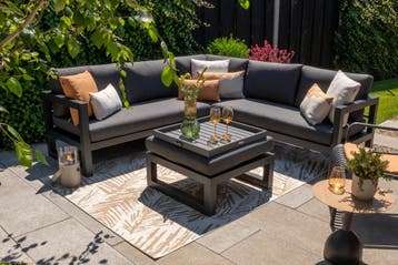 VDG Divan loungeset - antraciet, Verzenden, Nieuw, Overige materialen, Loungeset