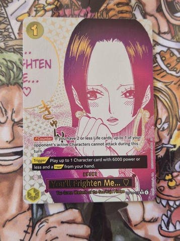 Bandai - 1 Card - One Piece - Boa Hancock OP14-118 Promo, Nieuw