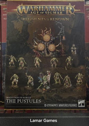 Maggotkin of Nurgle The Pustules - Regiments of Renown, Ophalen of Verzenden, Nieuw