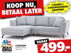 Lissabon Hoekbank vanaf €499.- Betaal in 3x zonder rente!, Huis en Inrichting, Banken | Bankstellen, Nieuw