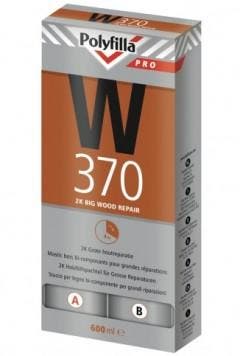 Polyfilla PRO W370 2K epoxy-vrije 240 minuten 5mm-5cm Grote, Doe-het-zelf en Verbouw, Schildersmaterialen, Ophalen of Verzenden