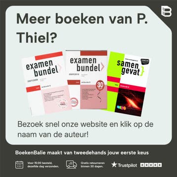 Examenbundel vwo Wiskunde B 2016/2017 - P. Thiel, Verzenden, Gelezen, P. Thiel