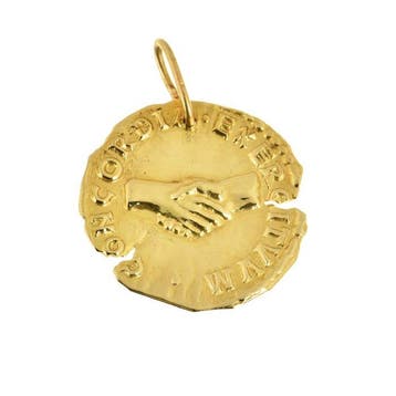 Munthanger - 14 karaat Geel goud