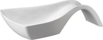 Witte melamine schaal | met Golf, Verzenden