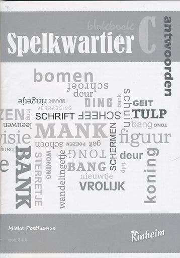 Kinheim Antwoorden Blokboek Spelkwartier C, Verzenden, Nieuw